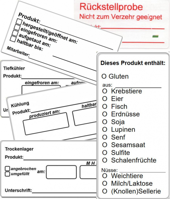 500 Etiketten im Spender, verschiedene Varianten Wasserablösbar 500 Etiketten im Spender, verschiedene Varianten Wasserablösbar